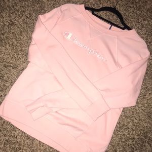 champion baby pink crew neck 💕 size M